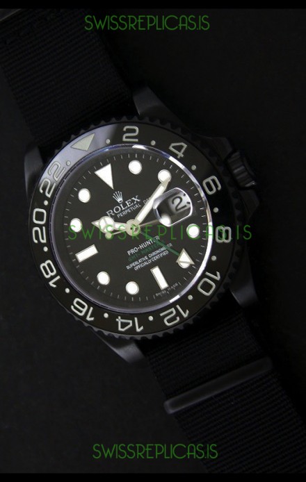 Rolex Pro-Hunter GMT Master II Swiss Replica Ceramic Watch