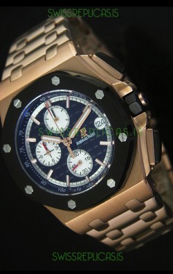 Audemars Piguet Royal Oak Offshore Watch in Pink Gold Case