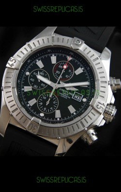 Breitling Avenger Seawolf Swiss Replica Watch in Black Dial