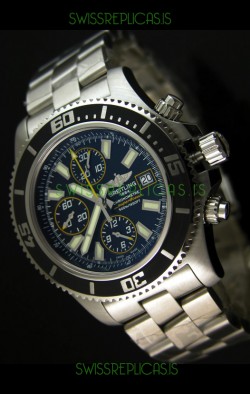 Breitling SuperOcean Abyss Swiss Chronograph Replica Watch - 1:1 Mirror Replica - 44MM Yellow