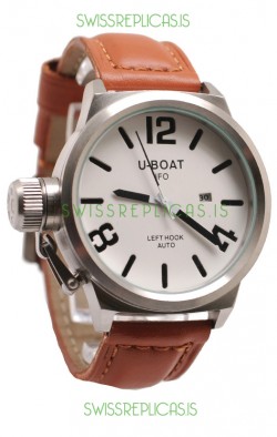 U-Boat Classico Japanese Watch in White Dial