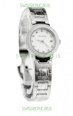 Bvlgari Quartz Japanese Watch in Diamond Markers