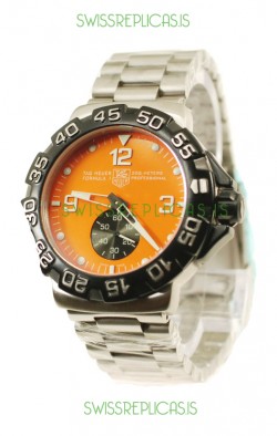 Tag Heuer Professional Formula 1 Japanese Replica Watch in Orange Dial