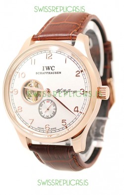 IWC Portuguese Regulateur Tourbillon Japanese Rose Gold Watch 
