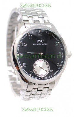 IWC Portugese Automatic Replica Watch in Black Dial