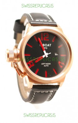 U-Boat Classico Japanese Gold Watch
