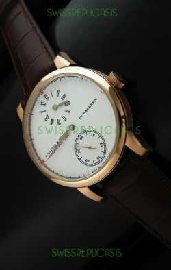 A.Lange & Sohne Cortes de Geneve Decorative Bridges Classic Replica Rose Gold Watch 