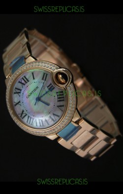 Cartier Balon de Swiss Replica Watch in Rainbow Dial