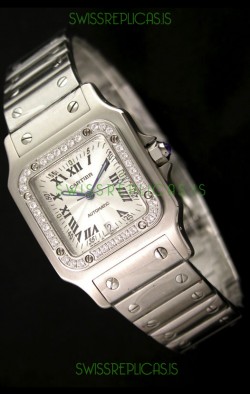 Cartier Santos Swiss Replica Watch - Automatic Movement