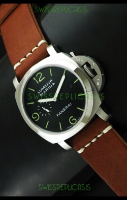 Luminor Panerai Japanese Replica Automatic Watch in Black Dial