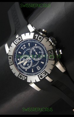 Roger Dubuis EasyDiver Swiss Watch in Black Dial - Ultimate Mirror Replica Watch