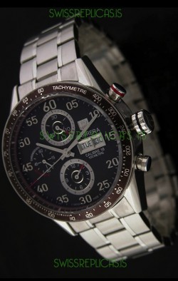 Tag Heuer Carrera Calibre 16 Japanese Watch in Brown Dial