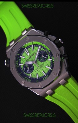 Audemars Piguet Royal Oak Offshore Diver Chronograph Swiss Quartz Replica Watch in Green