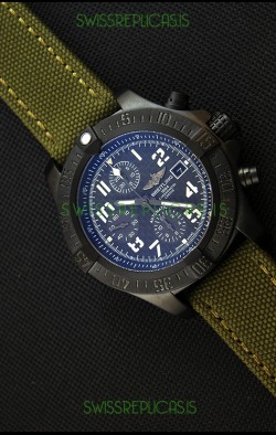 Breitling Avenger Titanium Case Swiss Replica Watch Carbon Dial 1:1 Mirror Replica Watch