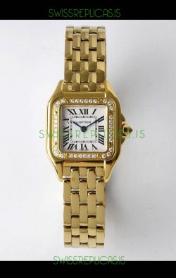 PANTHERE de Cartier Edition 22mm 1:1 Mirror Swiss Watch Yellow Gold Casing
