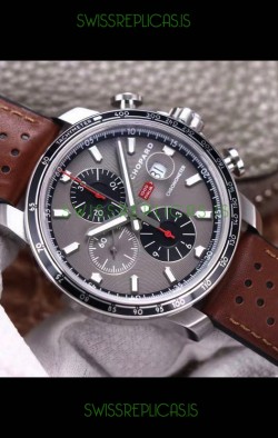Chopard Classic Racing Chronograph 1:1 Mirror Replica Watch in Steel Casing - Grey Dial 