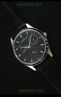Jaeger-LeCoultre Master Ultra Thin Réserve De Marche Black Dial 1:1 Mirror Replica Watch
