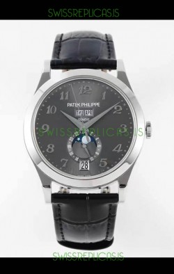 Patek Philippe Annual Calendar 5396G-014 Complications Swiss Replica Watch in Grey Dial