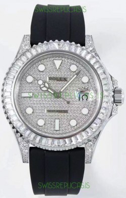Rolex Yachtmaster 226679TBR White Gold 42MM Cal.3135 Swiss 1:1 Ultimate 904L Steel Watch