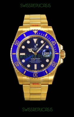Rolex Submariner 41MM Gold 126618LB - Replica 1:1 Mirror - Ultimate 904L Steel Watch