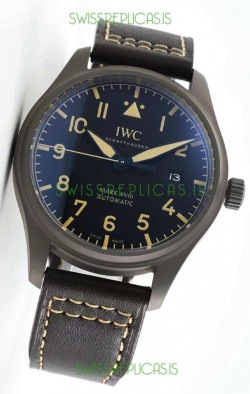 IWC Pilot's MARK XVIII Heritage 1:1 Swiss Watch in Titanium Casing