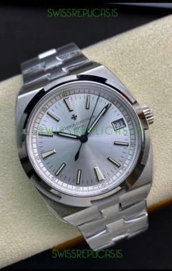 Vacheron Constantin Overseas 1:1 Mirror Swiss Replica Watch in Steel Dial - Steel Strap 