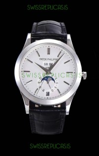 Patek Philippe Annual Calendar 5396-012 Complications Swiss Replica Watch in White Dial