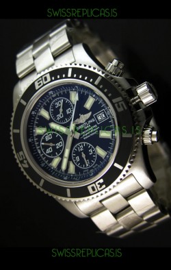 Breitling SuperOcean Abyss Swiss Chronograph Replica Watch - 1:1 Mirror Replica - 44MM White Markers