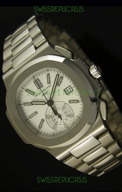 Patek Philippe Nautilus 5980 Chronograph Swiss Replica Watch - 1:1 Mirror Replica