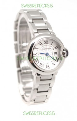 Cartier Ballon Swiss Ladies Wristwatch in Steel