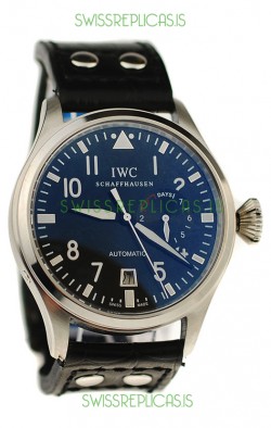 IWC Big Pilot Japanese Replica Watch in Black Dial