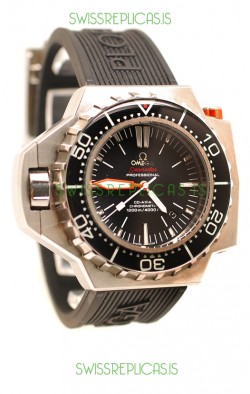 Omega Seamaster Ploprof 1200M Swiss Watch in Black Dial