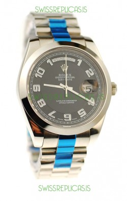 Rolex Day Date II Silver Japanese Replica Watch