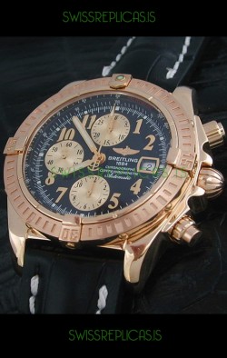 Breitling Windrider Swiss Replica Watch in Black Dial