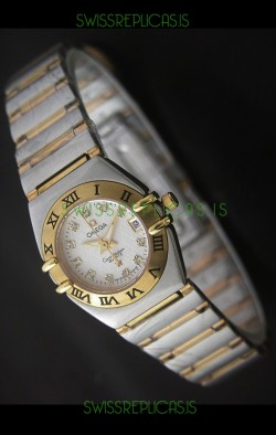 Omega Constellation Ladies Japanese Quartz Watch in Rose Gold