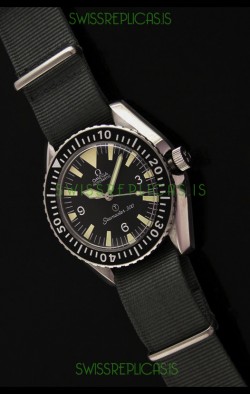 Omega Seamaster 300 Military Swiss Watch in Steel