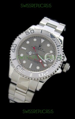 Rolex Yachtmaster Swiss Replica Watch in Silver Dial