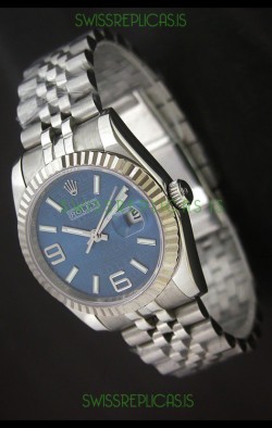Rolex DateJust Replica Mens Watch in Blue Dial