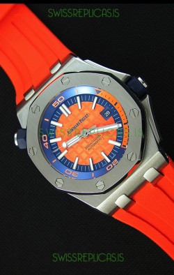Audemars Piguet Royal Oak Offshore Diver Japanese Automatic Replica Watch in Orange