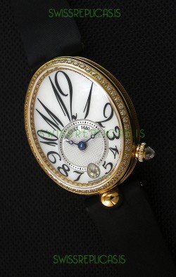 Breguet Reine De Naples Ladies Swiss 1:1 18K Yellow Gold Replica Watch
