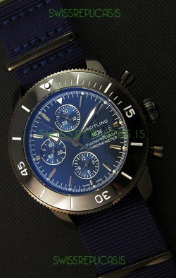 Breitling Superocean Heritage II Outerknown Blacksteel NATO Strap 1:1 Mirror Replica Watch 
