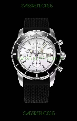 Breitling SuperOcean Heritage II 44MM White Dial Swiss Replica Watch 
