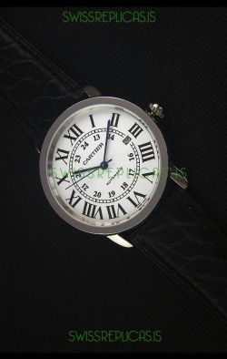 Cartier "Ronde De Cartier" Stainless Steel Case Watch 