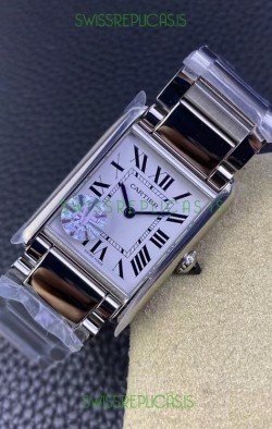 Cartier Tank Solo Swiss Quartz Watch in Stainless Steel Casing - 25.5MM Wide 1:1 Mirror Replica