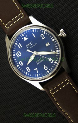 IWC Pilot's MARK XVIII IW327010 Steel Blue Dial Le Petit Prince Swiss Replica Watch 1:1 Mirror Edition
