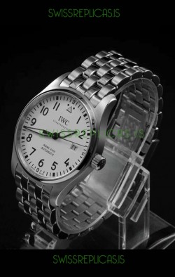 IWC MARK XVIII Swiss Replica Watch in 904L Steel White Dial 40MM - 1:1 Mirror Replica