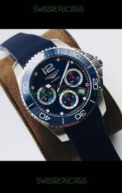Longines HydroConquest Automatic Chronograph 1:1 Swiss Replica Blue Dial Watch 