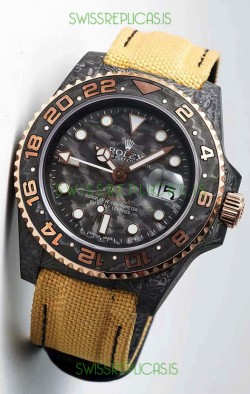 Rolex GMT Masters II DiW Edition Swiss Replica Watch - 1:1 Mirror Replica Rose Gold