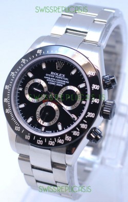 Rolex Project X Daytona Limited Edition Series II Cosmograph MonoBloc Cerachrom Swiss Watch in Black Face
